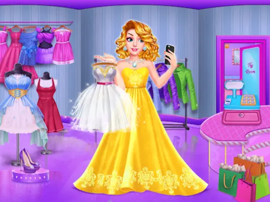 Rich Shopping Mall Girl Games android App screenshot 4